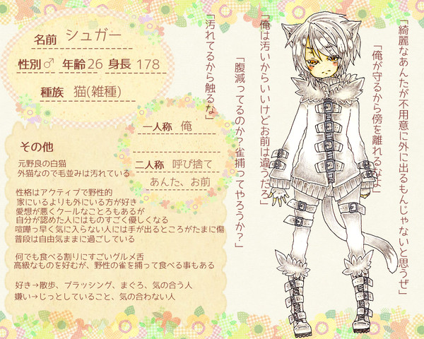 【愛ペト！】シュガー【キャラシ】