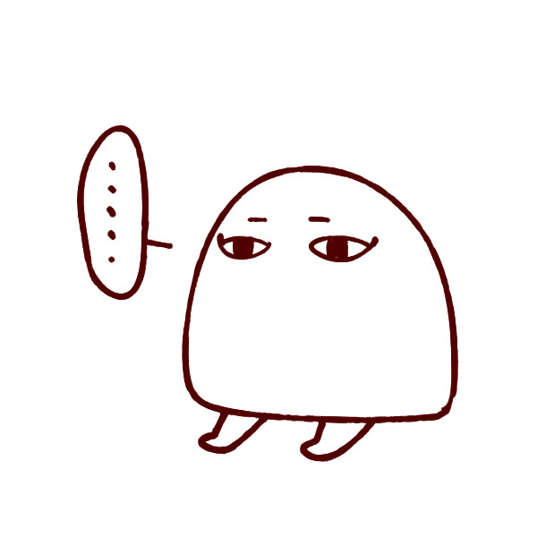 ぼーっとするメジェド