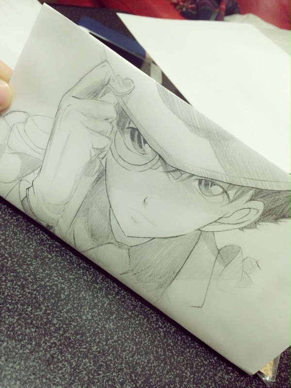 怪盗キッドのらくがき
