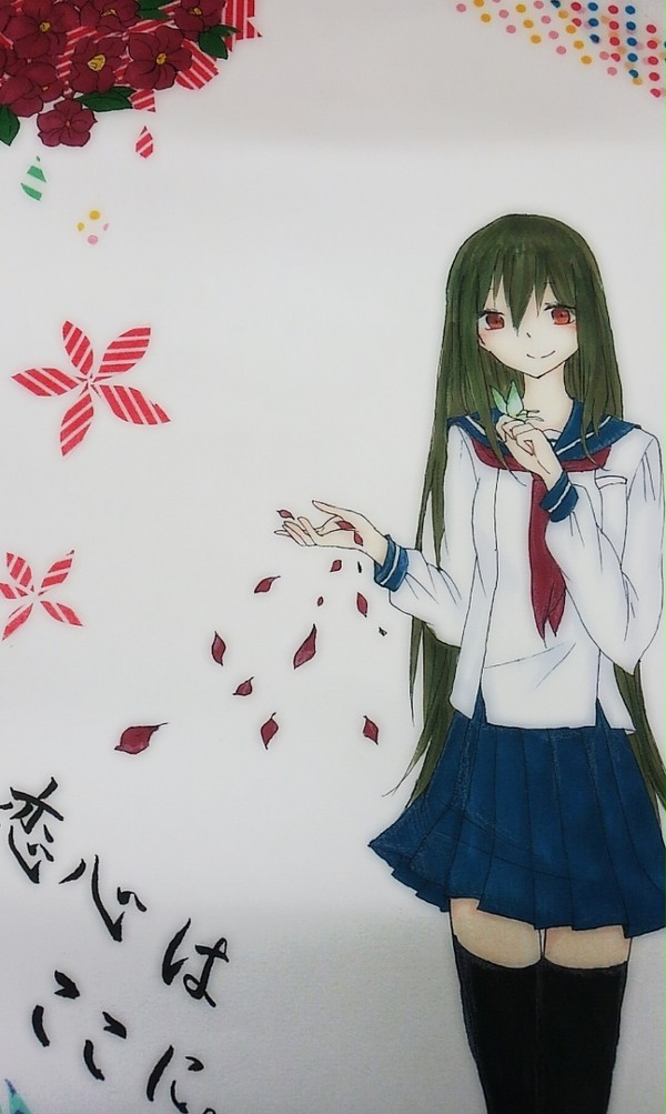 花、ひらひら