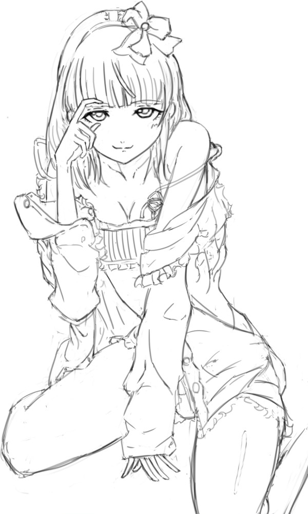 生野 えみる　ラフ