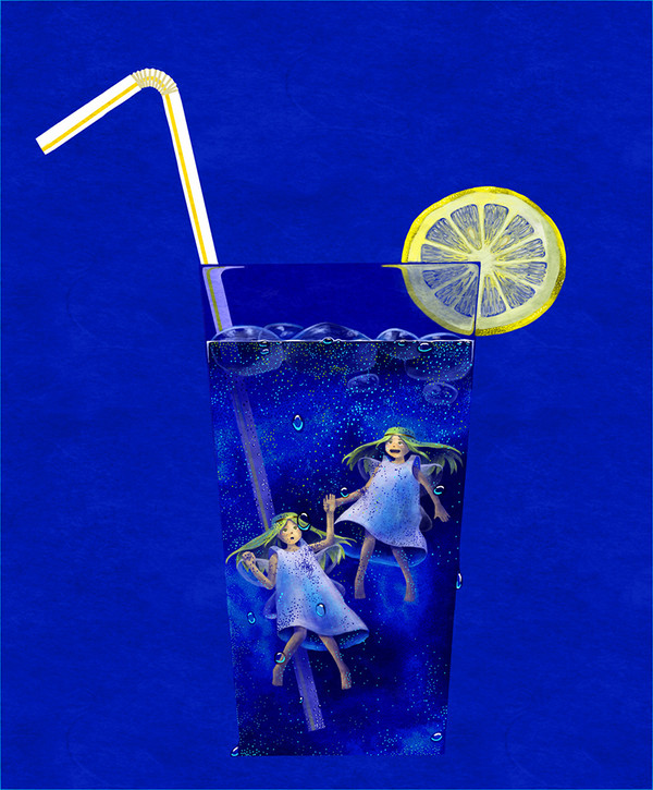 レモンと炭酸水