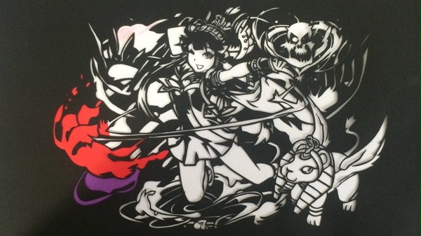 パズドラ切り絵【冥霊神・ネフティス】