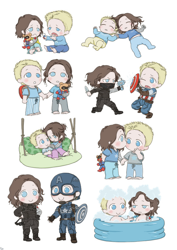 Steve Bucky Babies