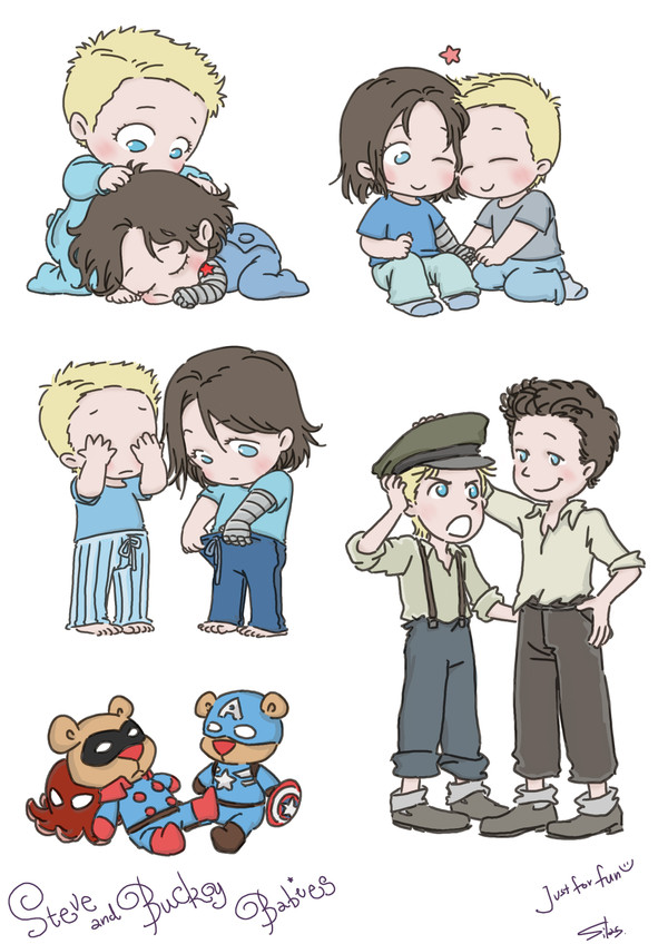 Steve and Bucky
