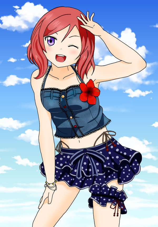 初めてのパソコンでお絵かき【真姫ちゃん】