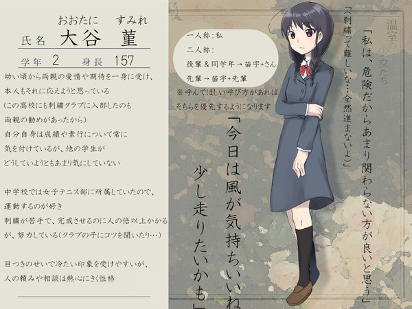 【温室】大谷　菫【少女】
