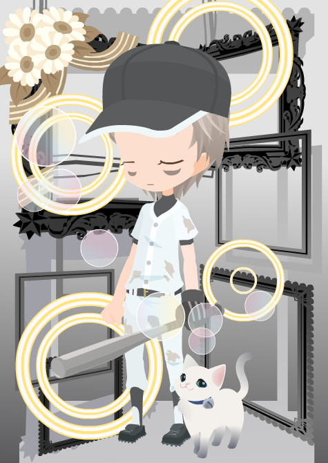 セルフィでバッターさん