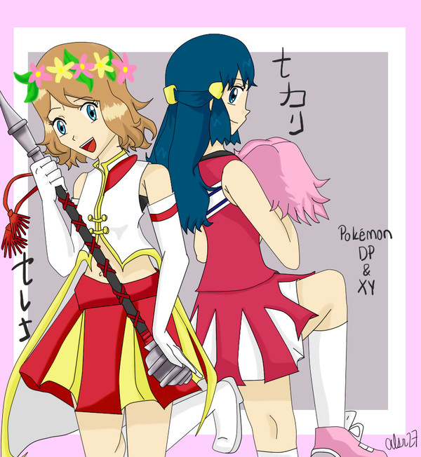 Pokemon cheerleaders girls team
