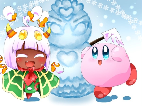 雪だるま完成！