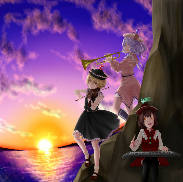 プリズムリバー描いてみた