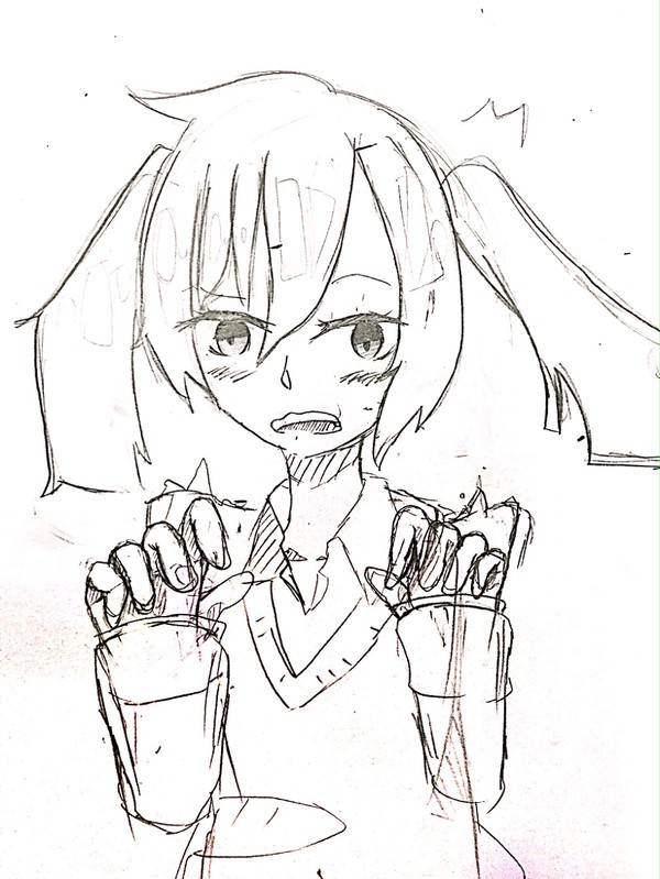 ツンデレ貴音(下絵？的な)