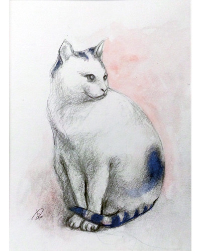 ハートの猫