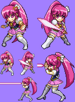 ドット絵 デフォルメ キュアラブリー