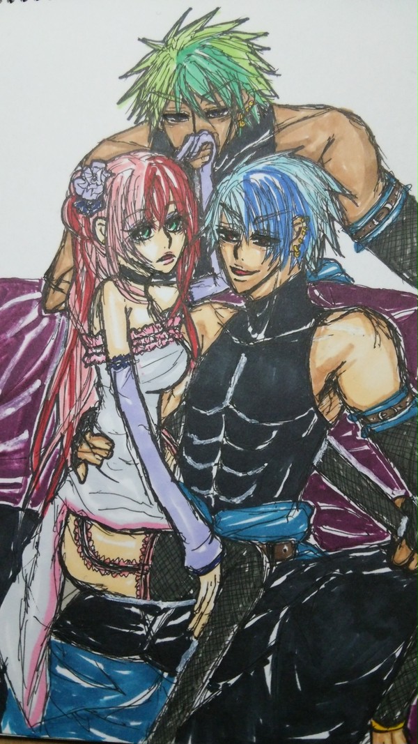 オリジ男×女×男