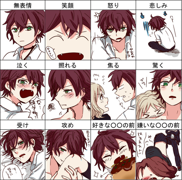 アヤトくんで表情練習
