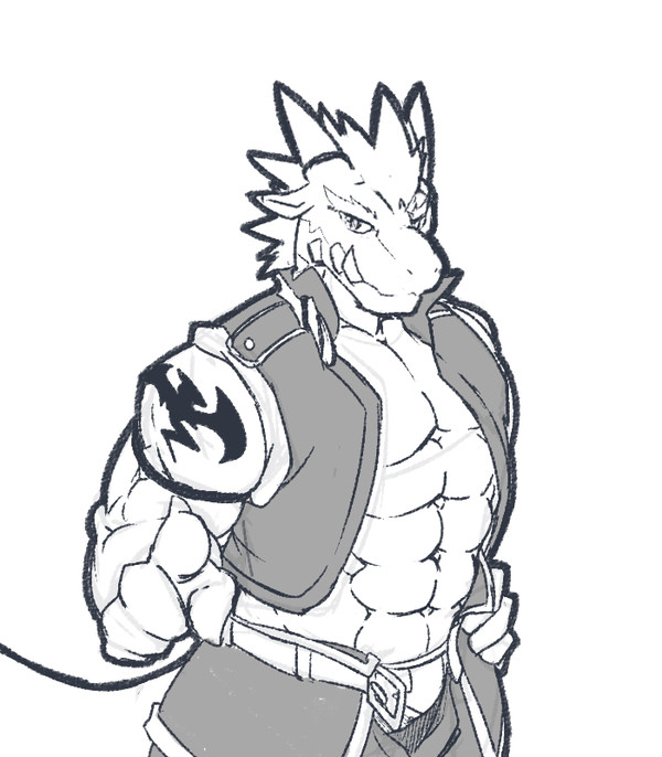 竜人 落書き
