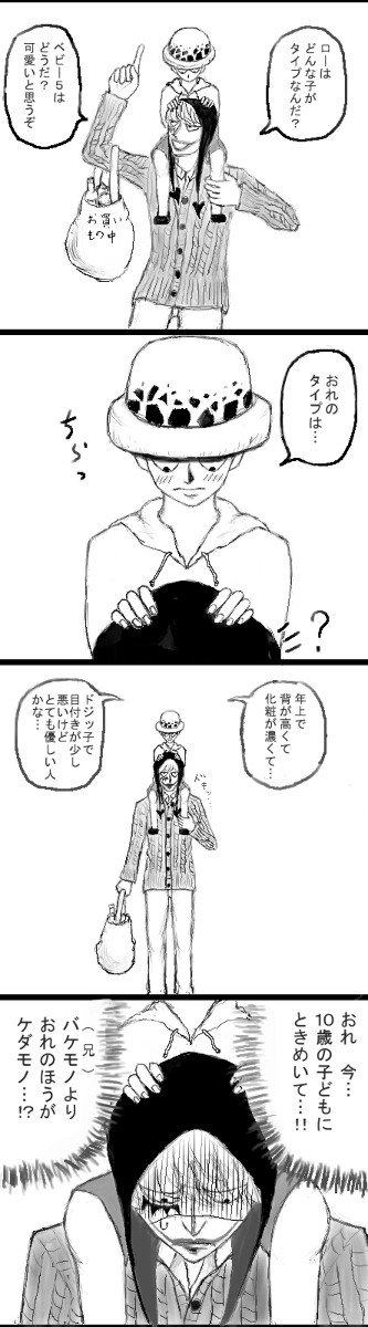 (少し腐向け)ロシナンテの憂鬱ー同じ穴の狢ー