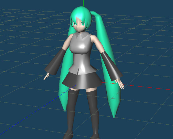 ミク作ってみた