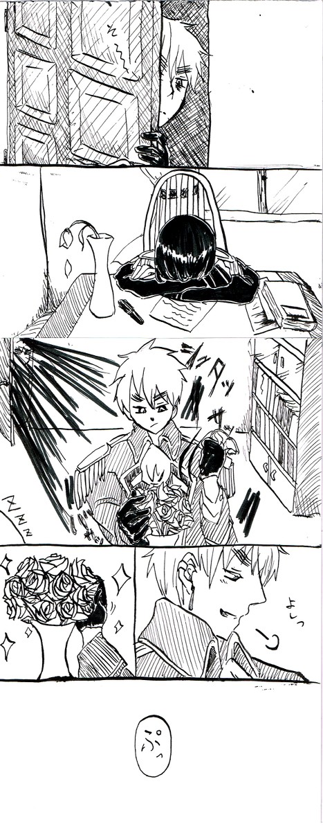 【腐】帝国島国落書き漫画