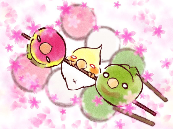 お団子でも食べながら