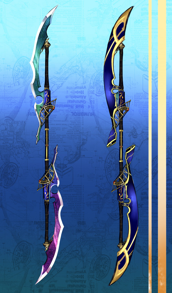 デザインした武器とか