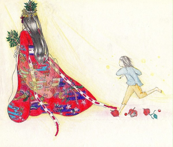 「てぃんさぐぬ花」ジャケットイラスト