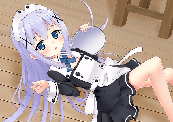 メイド姿のチノちゃん