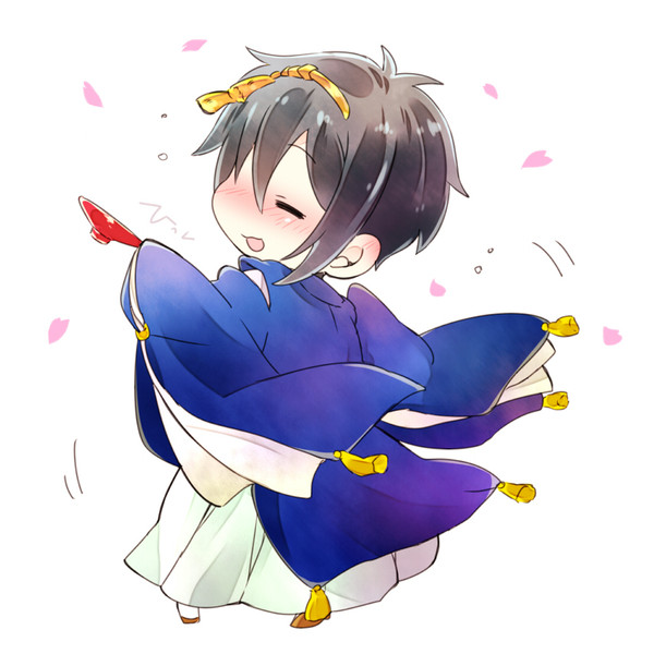 おじいちゃん花見酒