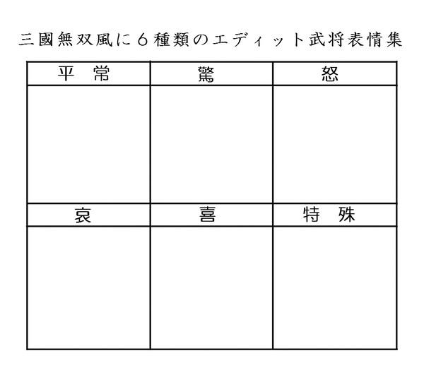【イメレス】よろしければお使いください【エディット武将専用】