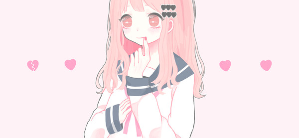 ピンクに