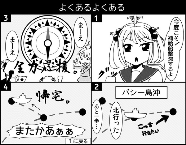 艦これ４コマ～U提督その２
