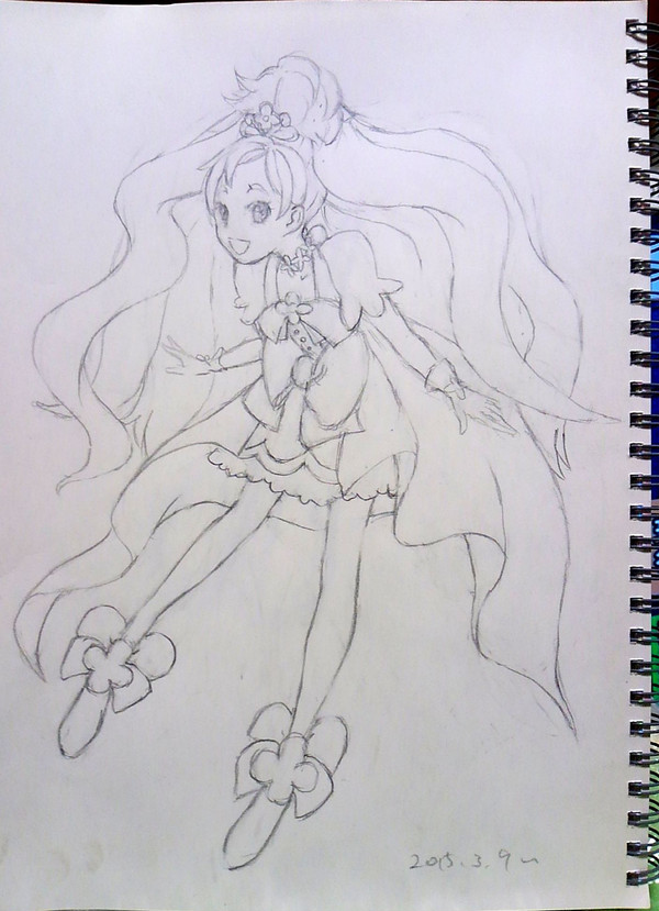 練習らくがき3 下書き