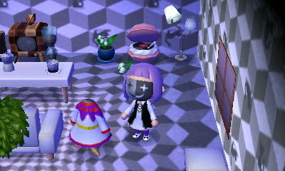 【マイデザ】ジョーカーさんの服をワンピースにしてみた【とび森】