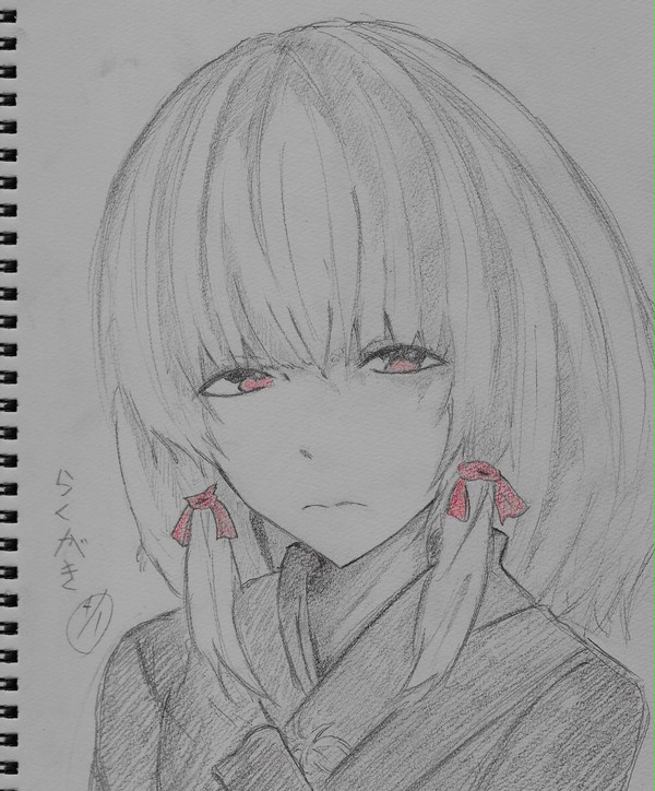 らくがき！白菊ちゃん!!