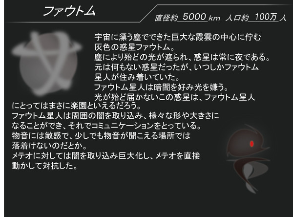 【メテオス】惑星ファウトム【創作惑星】