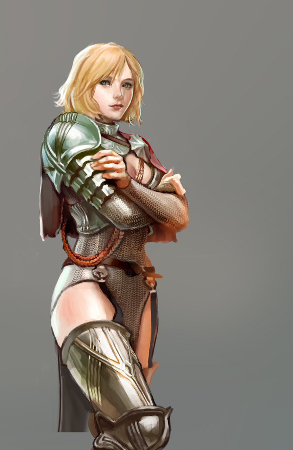 girl with armour