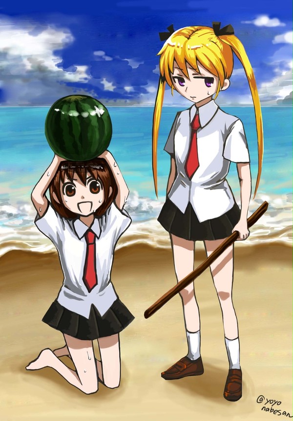スイカ割り