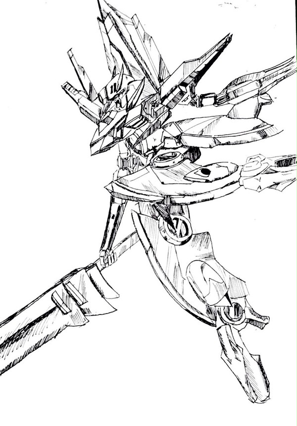 アルケーガンダム ボールペンで
