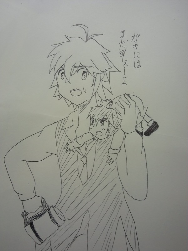メリオダスの子供ってこんなのかな？その他にと色々描いてます笑笑