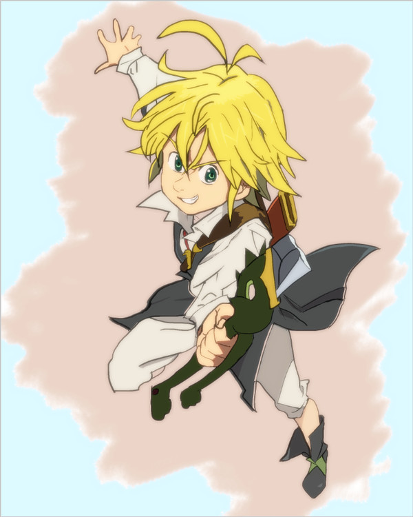 七つの大罪　メリオダス　模写