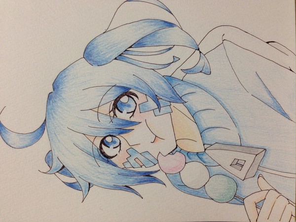 エネちゃん描いたったー