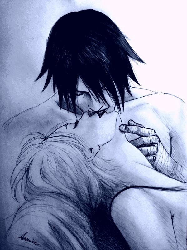 Sweet almost kiss