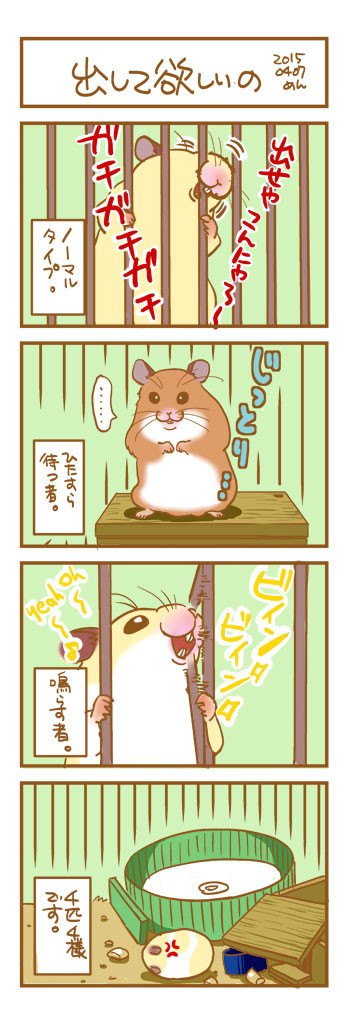 四匹四様