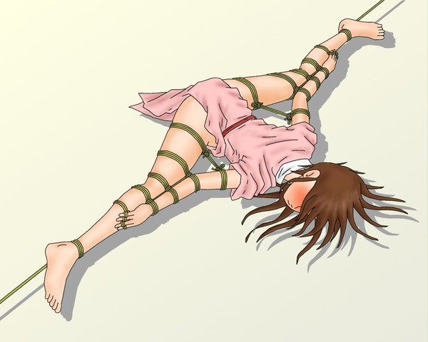 この緊縛ポーズは