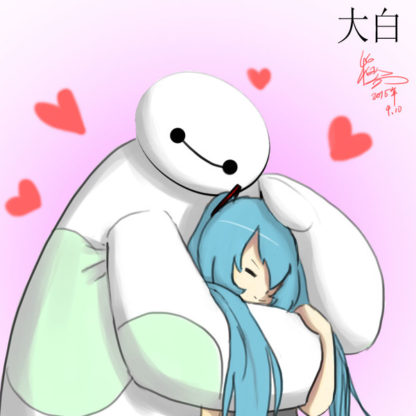 大白与初音