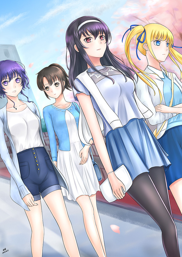 苍い春の日