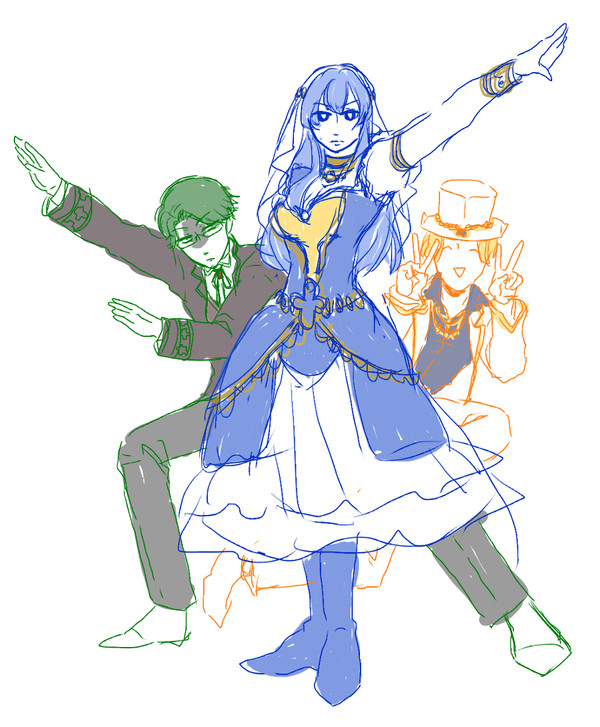 【トレス】アラロスで落書き