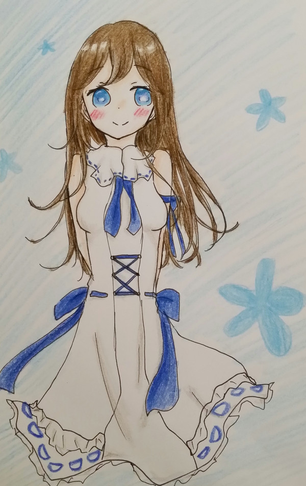 blue flower