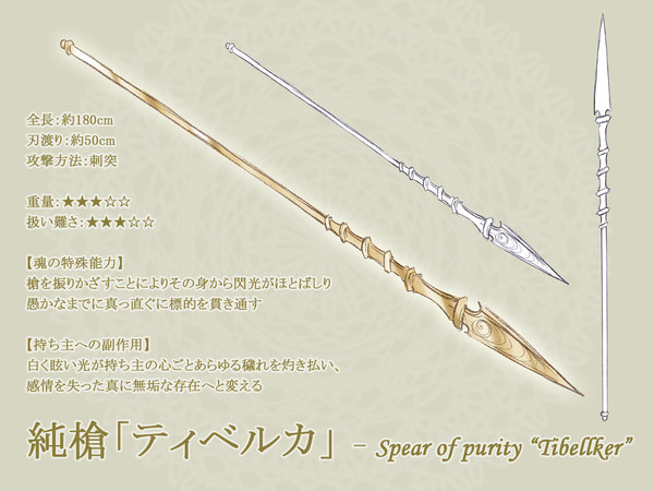 【PFT】純槍「ティベルカ」【アイテム／武器】
